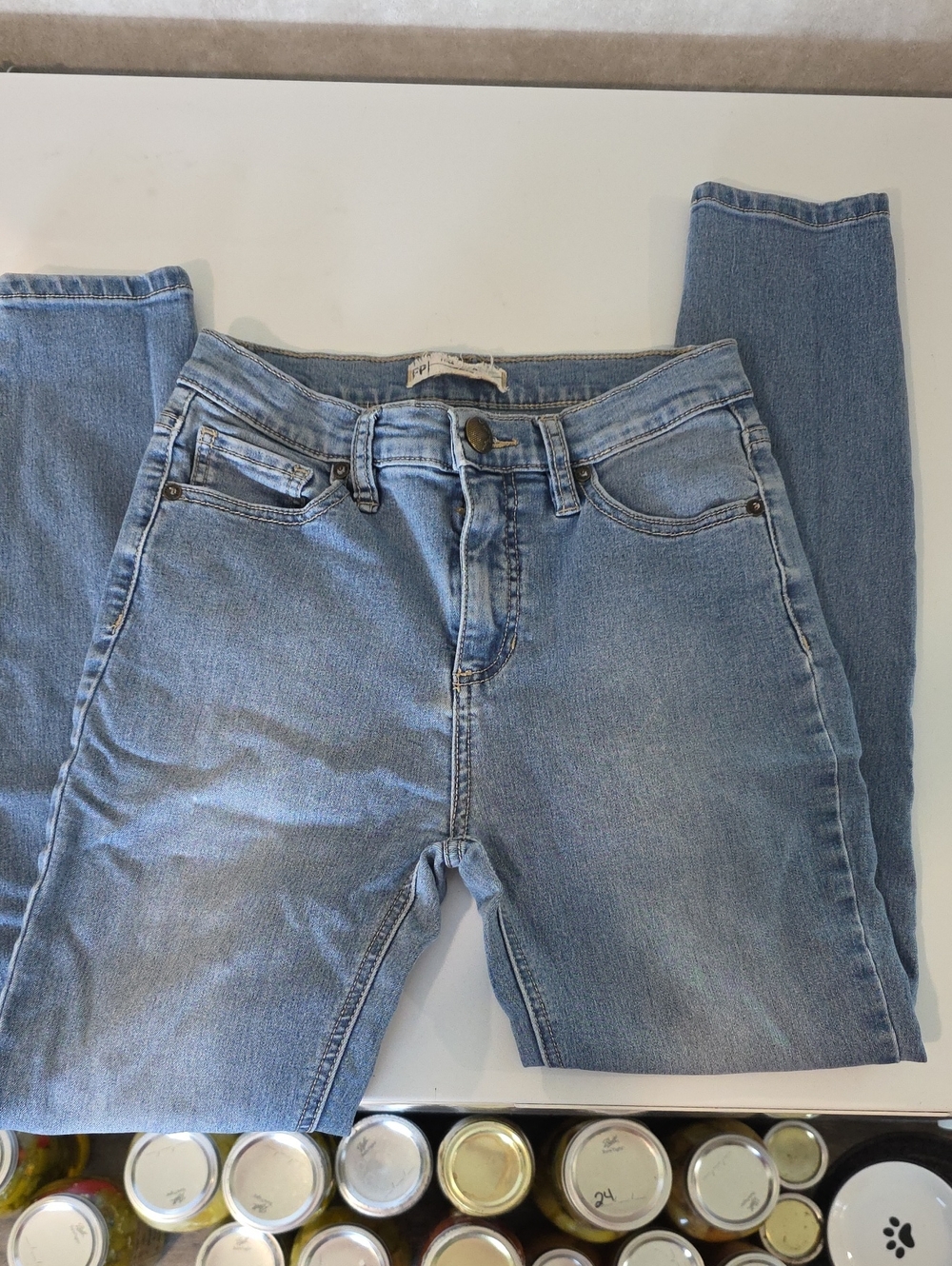 Free People Light Blue Women's High-Rise Jeans